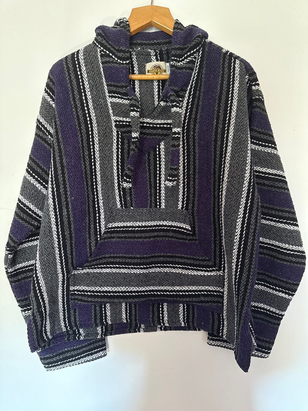 Vintage 90’s Earth Ragz Drug Rug Hoodie Sz L *see pictures